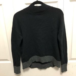 Colorblock Turtleneck Sweater